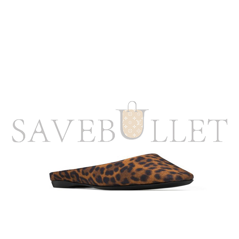 YSL LIDO SLIP-ONS IN LEOPARD GROSGRAIN 825329AAC4B2094